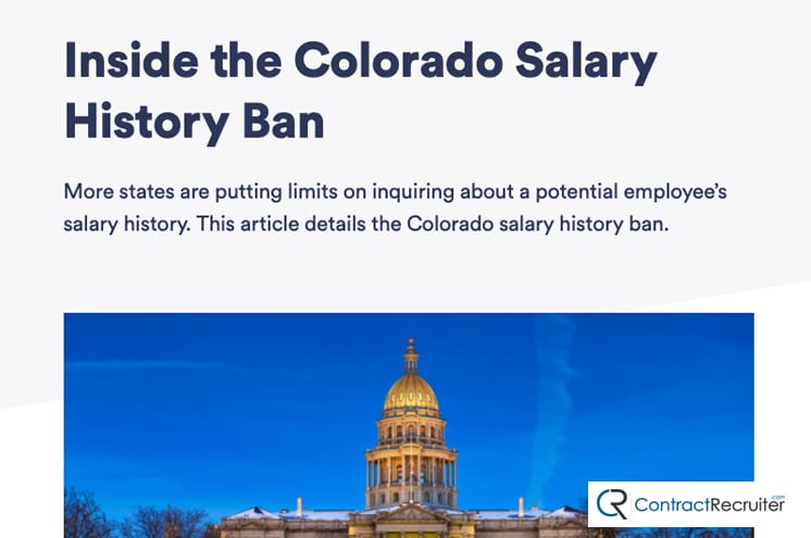 Colorado Salary History Ban
