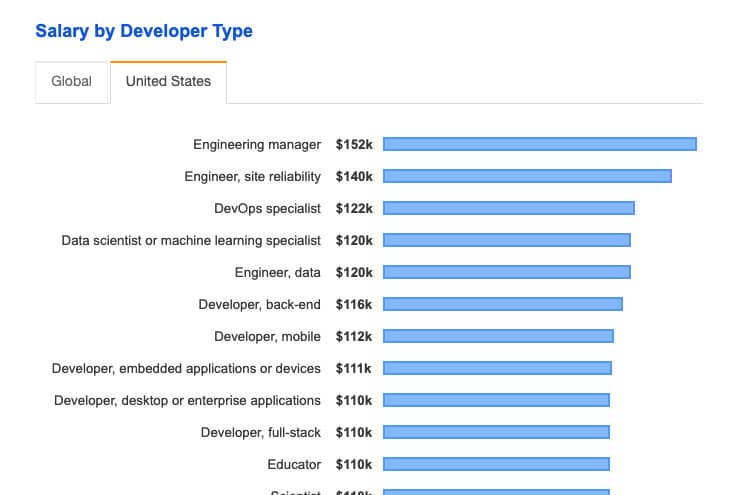 Average Developer Salary