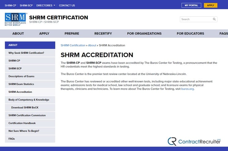 SHRM Accreditation