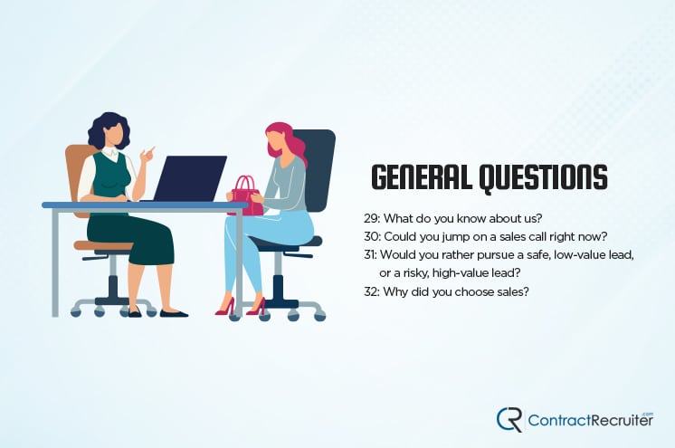General Sales Interview Questions